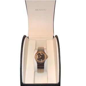 Movado Gold and Silver Watch